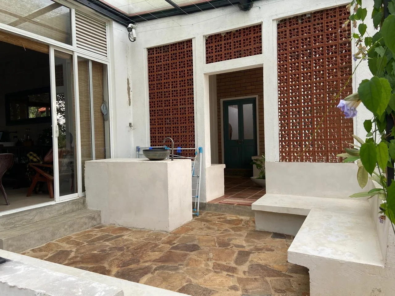 Quiet veranda at Goraka Villa